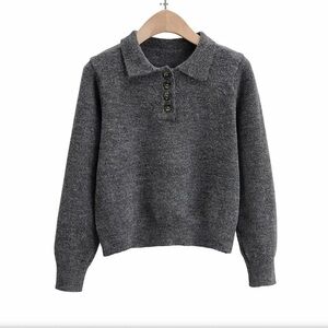 Universal Thread Collared Pullover Sweater